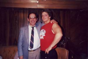 My Grandfather and Chris Benoit in 1986